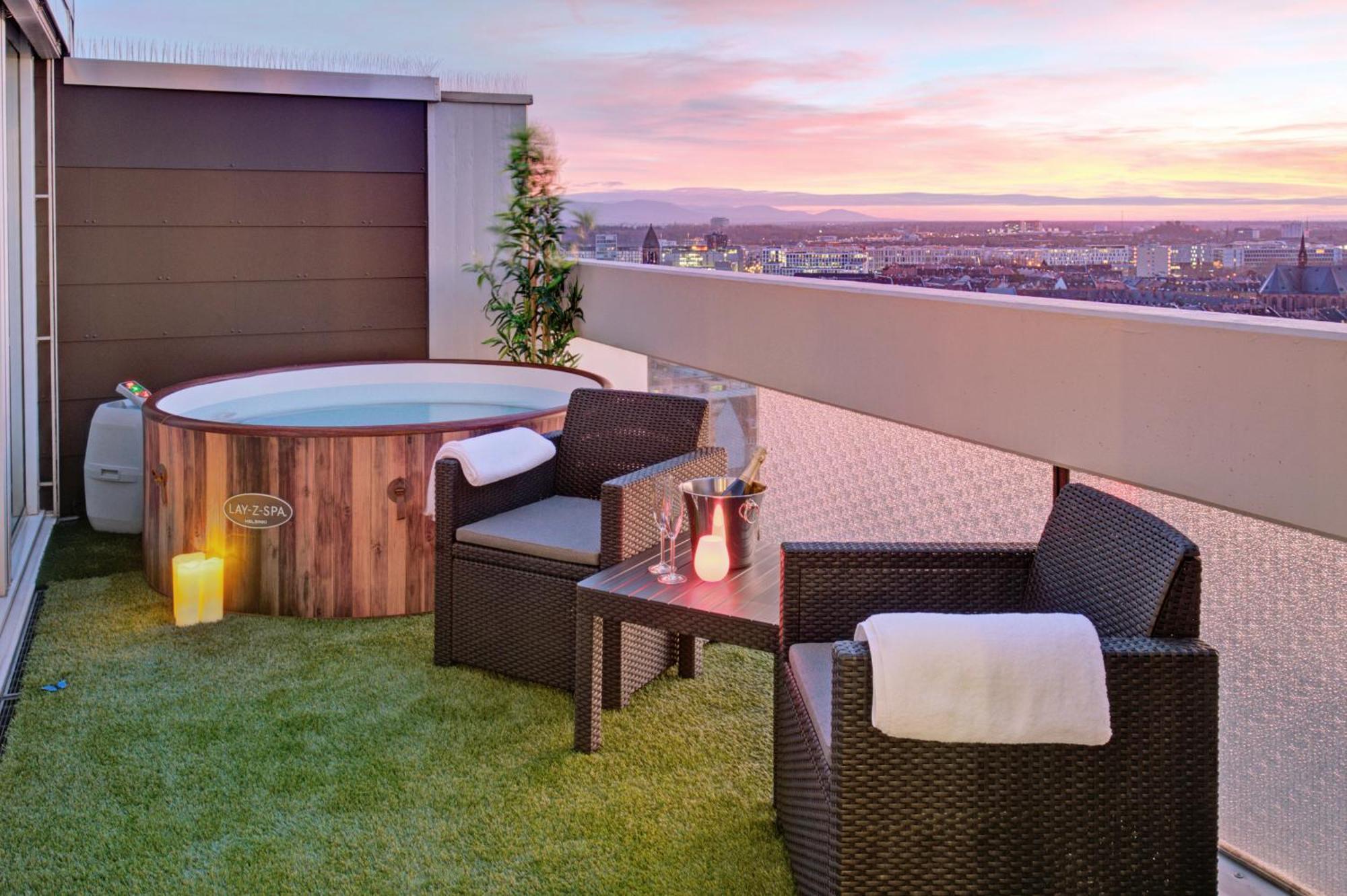 Penthouse - Jacuzzi - Bbq - Dachterrasse