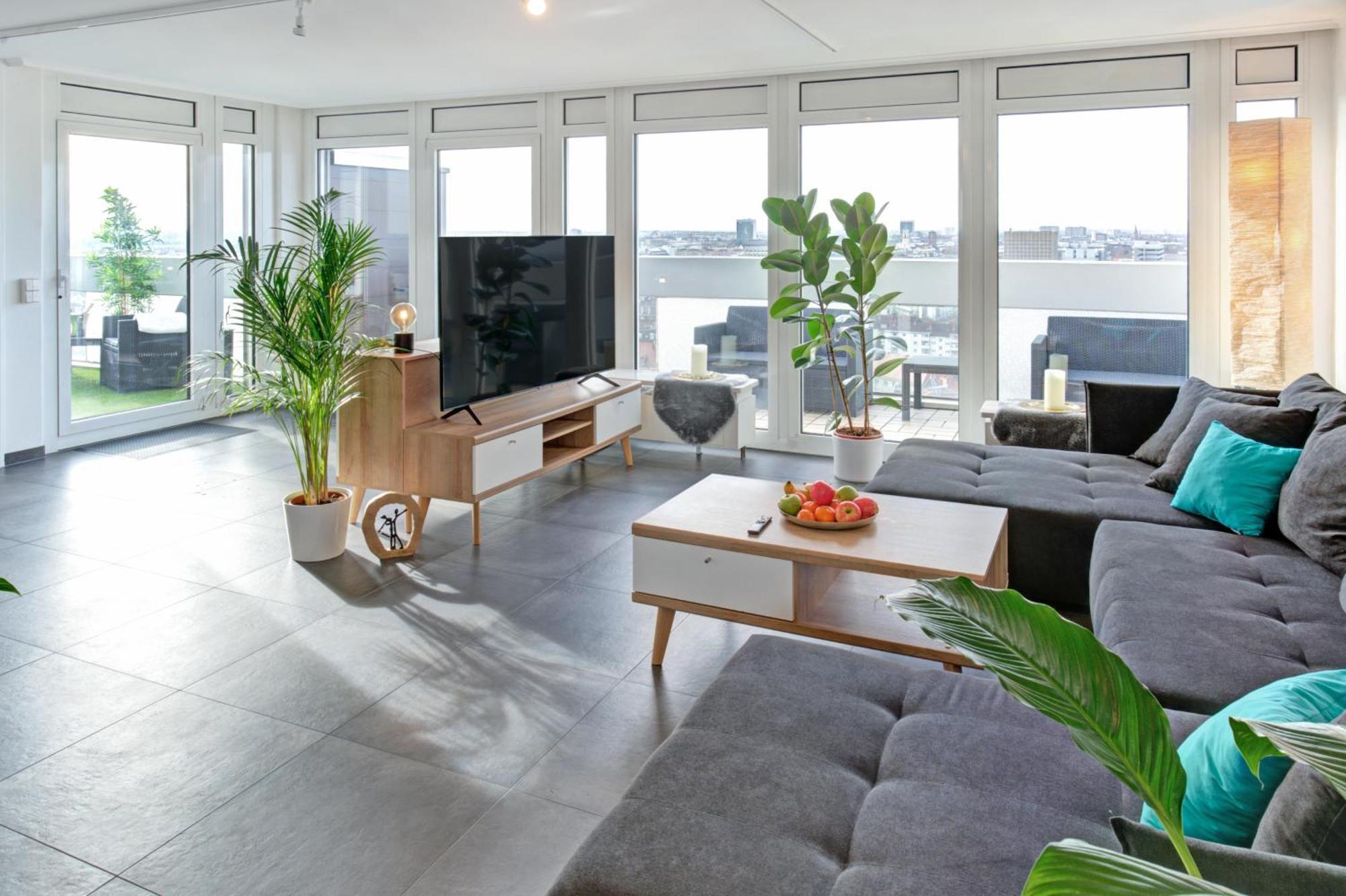 Apartment Penthouse - Jacuzzi - Bbq - Dachterrasse Karlsruhe
