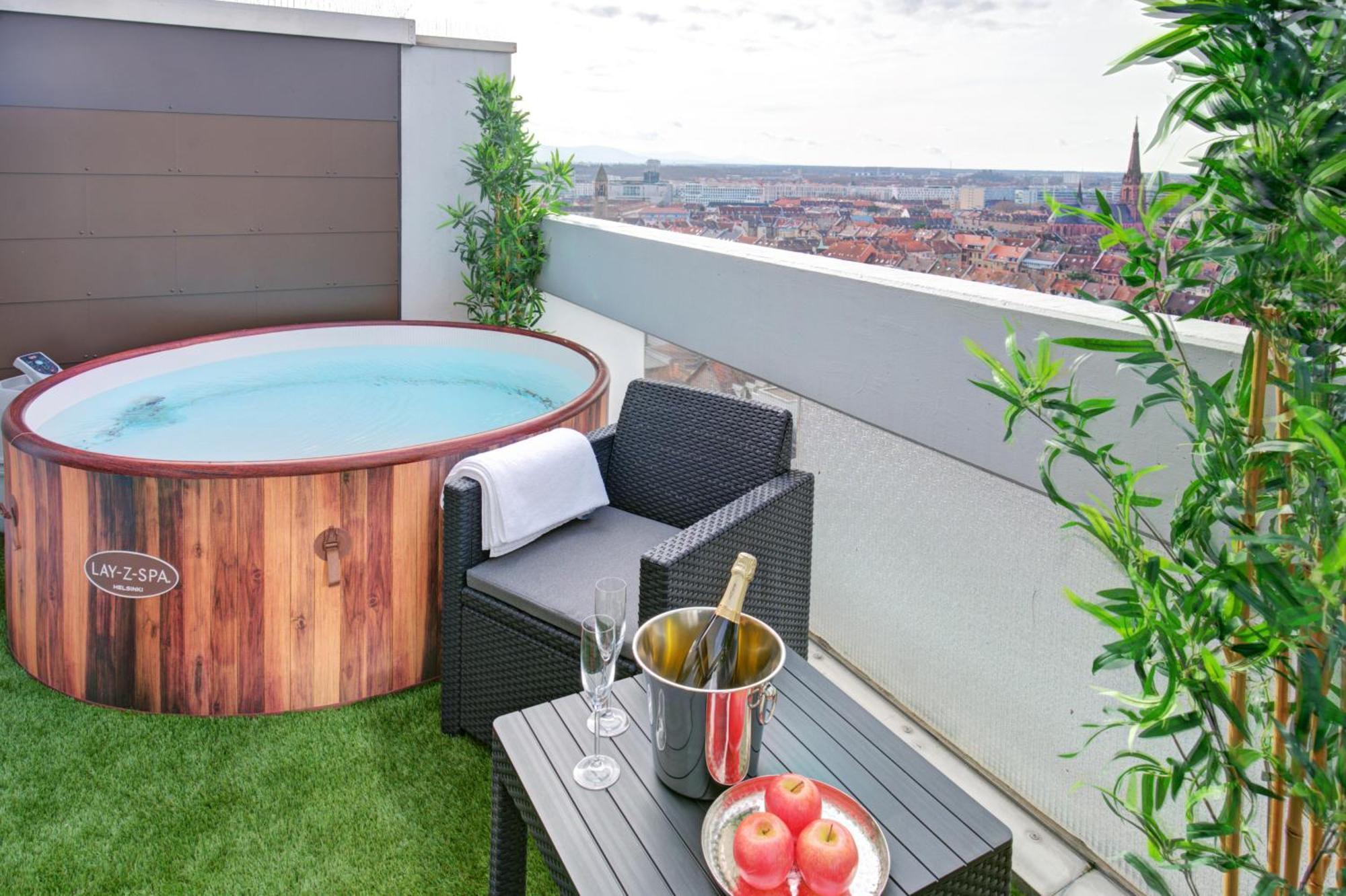 Penthouse - Jacuzzi - Bbq - Dachterrasse